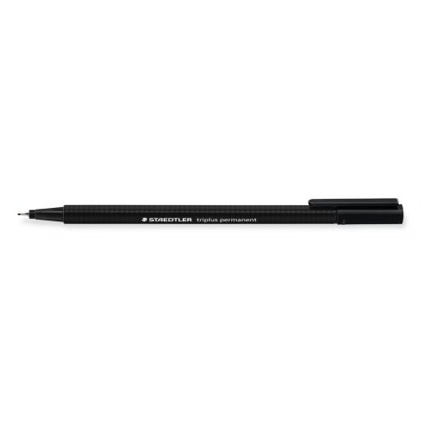Cienkopis permanentny Staedtler Triplus, trójkątny, 0.3mm, czarny - 2