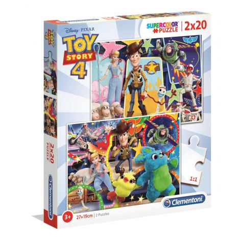 Puzzle Clementoni 2x20el Supercolor Toy Story 4
