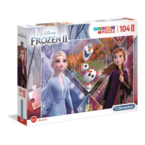 Puzzle Clementoni Maxi 104el Supercolor Frozen 2
