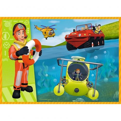 Puzzle Trefl 4W1 Strażak Sam - 6