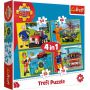 Puzzle Trefl 4W1 Strażak Sam - 2