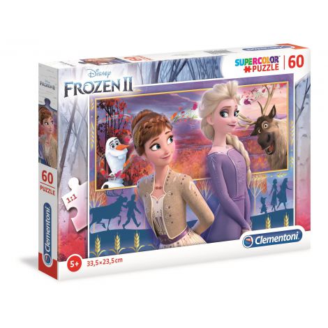 Puzzle Clementoni 60el Supercolor Frozen 2