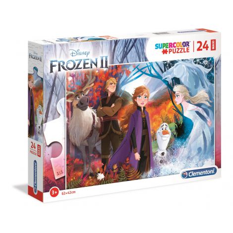 Puzzle Clementoni Maxi 24el Supercolor Frozen 2