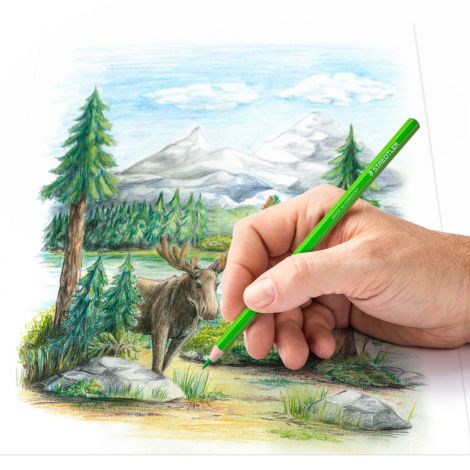 Kredki ołówkowe Staedtler Design Journey sześciokątne, 24 kolorów - 4