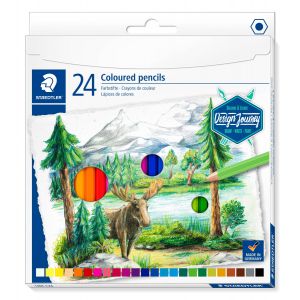 Kredki ołówkowe Staedtler Design Journey sześciokątne, 24 kolorów