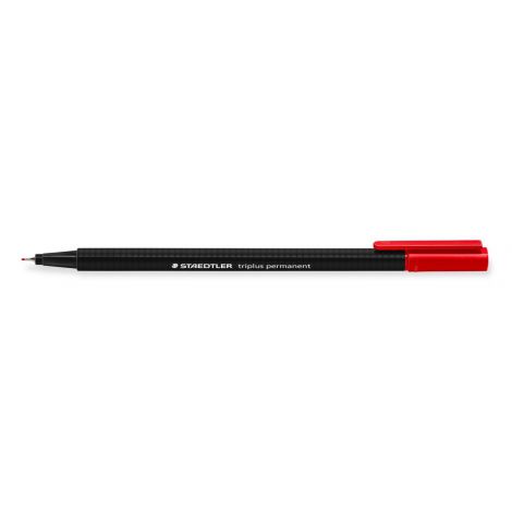 Cienkopis permanentny Staedtler Triplus, trójkątny, 0.3mm, czerwony - 2