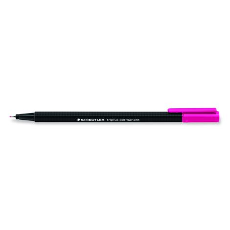 Cienkopis permanentny Staedtler Triplus, trójkątny, 0.3mm, różowy