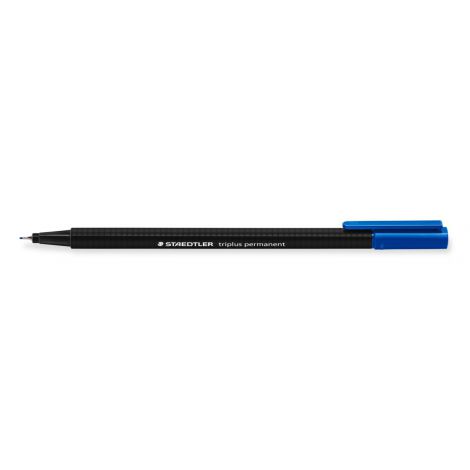 Cienkopis permanentny Staedtler Triplus, trójkątny, 0.3mm, niebieski - 2
