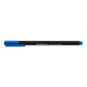 Cienkopis permanentny Staedtler Triplus, trójkątny, 0.3mm, niebieski