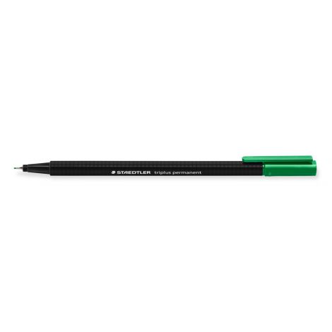 Cienkopis permanentny Staedtler Triplus, trójkątny, 0.3mm, zielony - 2