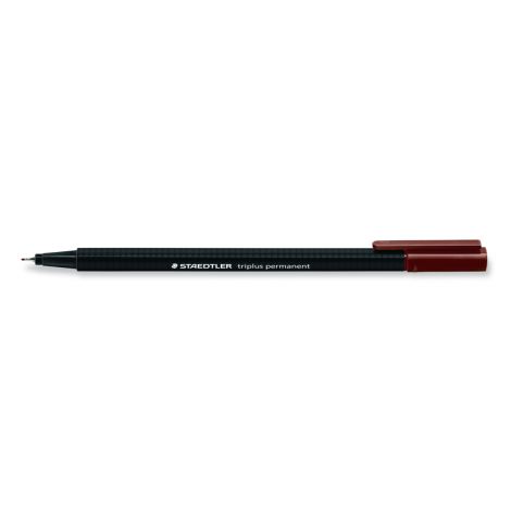 Cienkopis permanentny Staedtler Triplus, trójkątny, 0.3mm, brązowy