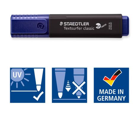 Zakreślacz Staedtler Classic Colors, czarny - 6