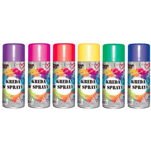Kreda w sprayu Aliga 175ml, Mix kolorów