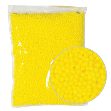 Kulki styropianowe Aliga 4mm 10g, Żółte