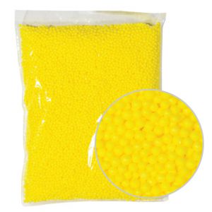 Kulki styropianowe Aliga 4mm 10g, Żółte