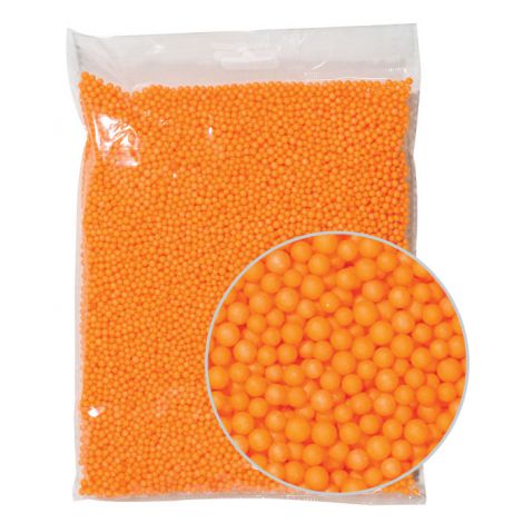 Kulki styropianowe Aliga 4mm 10g, Pomarańczowe