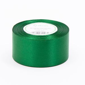 Wstążka satynowa Akces Zielona ciemna, 50mm x 33m