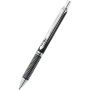 Pióro kulkowe Pentel 0.7mm, aluminiowa obudowa, Czarny - 2