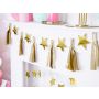 Girlanda papierowa Gwiazdy, 1,3 m, złoty - 4