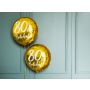 Balon foliowy 80th Birthday, złoty, 45cm - 6