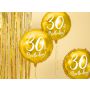 Balon foliowy 30th Birthday, złoty, 45cm - 7