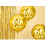 Balon foliowy 60th Birthday, złoty, 45cm - 4