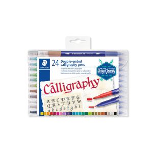 Pisaki artystyczne do kaligrafii Staedtler Design Journey, 24 kolorów