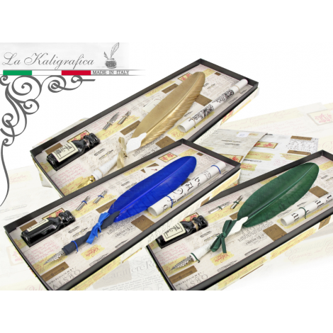Zestaw do kaligrafii La Kaligrafica Pióro + tusz + komplet stalówek
