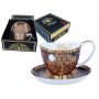Filiżanka Carmani 260ml ze spodkiem Vanessa - G. Klimt, Drzewo - 2