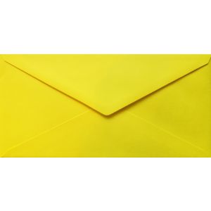 Koperta Matowa DL Żółta 115g, 1szt