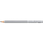 Ołówek Faber-Castell Jumbo Grip, B, srebrny - 2