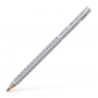 Ołówek Faber-Castell Jumbo Grip, B, srebrny - 4