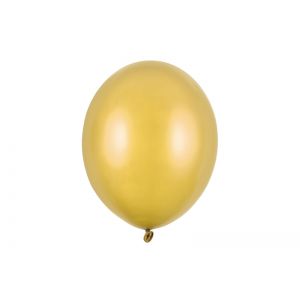 Balony Strong Metallic Gold, 30cm, 10 sztuk
