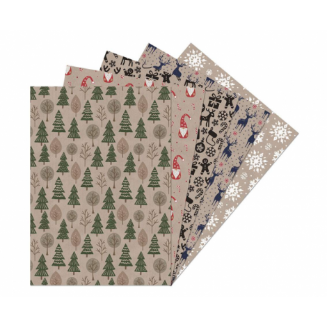 Papier prezentowy Kraft Neutral 2m x 70cm - 2