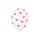 Balony Serduszka, 30cm, Crystal Clear, 6 sztuk