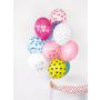 Balony Serduszka, 30cm, Crystal Clear, 6 sztuk - 5
