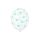 Balony Serduszka, 30cm, Crystal Clear, 6 sztuk