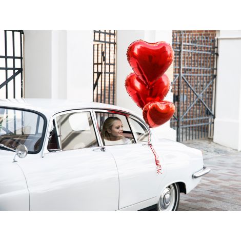 Balon foliowy Serce, 45cm, czerwony - 3