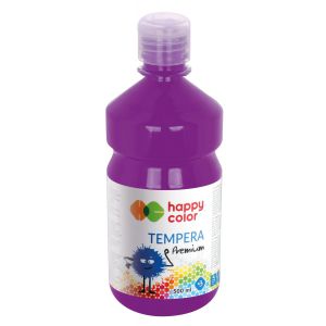 Farba Tempera Happy Color Premium 500ml, Fioletowa Śliwkowa