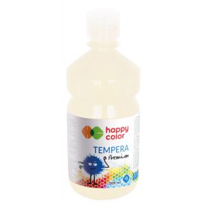 Farba Tempera Happy Color Premium 500ml, Ecru