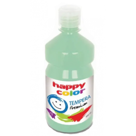 Farba Tempera Happy Color Premium 500ml, Miętowa Pastelowa