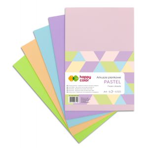 Arkusze piankowe Happy Color Pastel A4/5