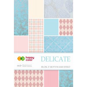 Blok z motywami Happy Color Effect Delicate A4/10/170-220g