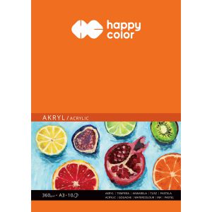 Blok do akrylu Happy Color ART A3/10/360g