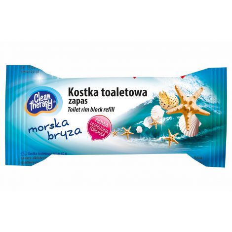 Kostka toaletowa zapas Ravi 40g Morska Bryza