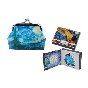 Portfelik Carmani mały - V. van Gogh, Gwiaździsta Noc