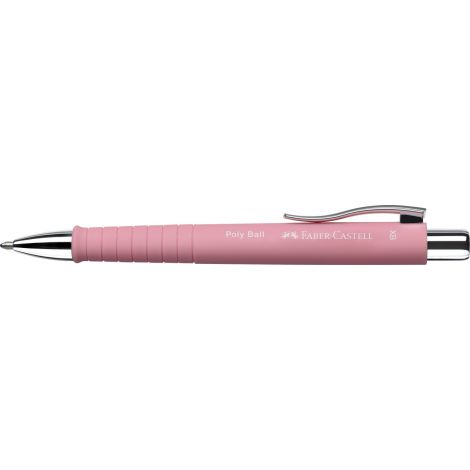 Długopis Faber-Castell Poly Ball, pudrowo różowy, XB