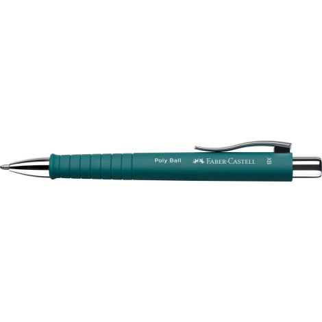 Długopis Faber-Castell Poly Ball, szmaragdowy, XB