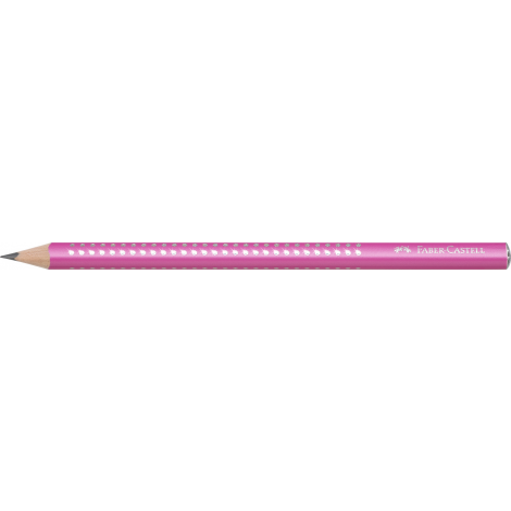 Ołówek Faber-Castell Jumbo Sparkle Pearl, B, różowy