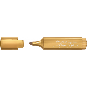 Zakreślacz Faber-Castell 1546 metaliczny, złoty